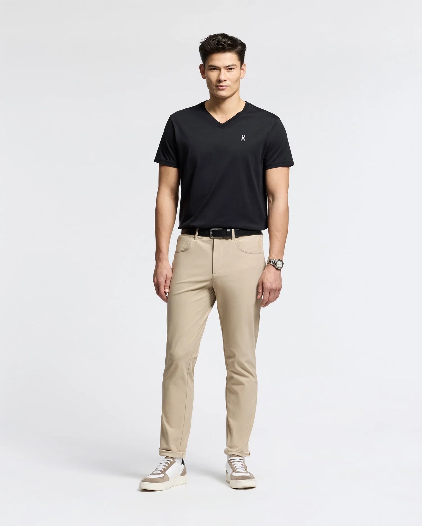MENS CLASSIC V NECK TEE - B6U100ARPC