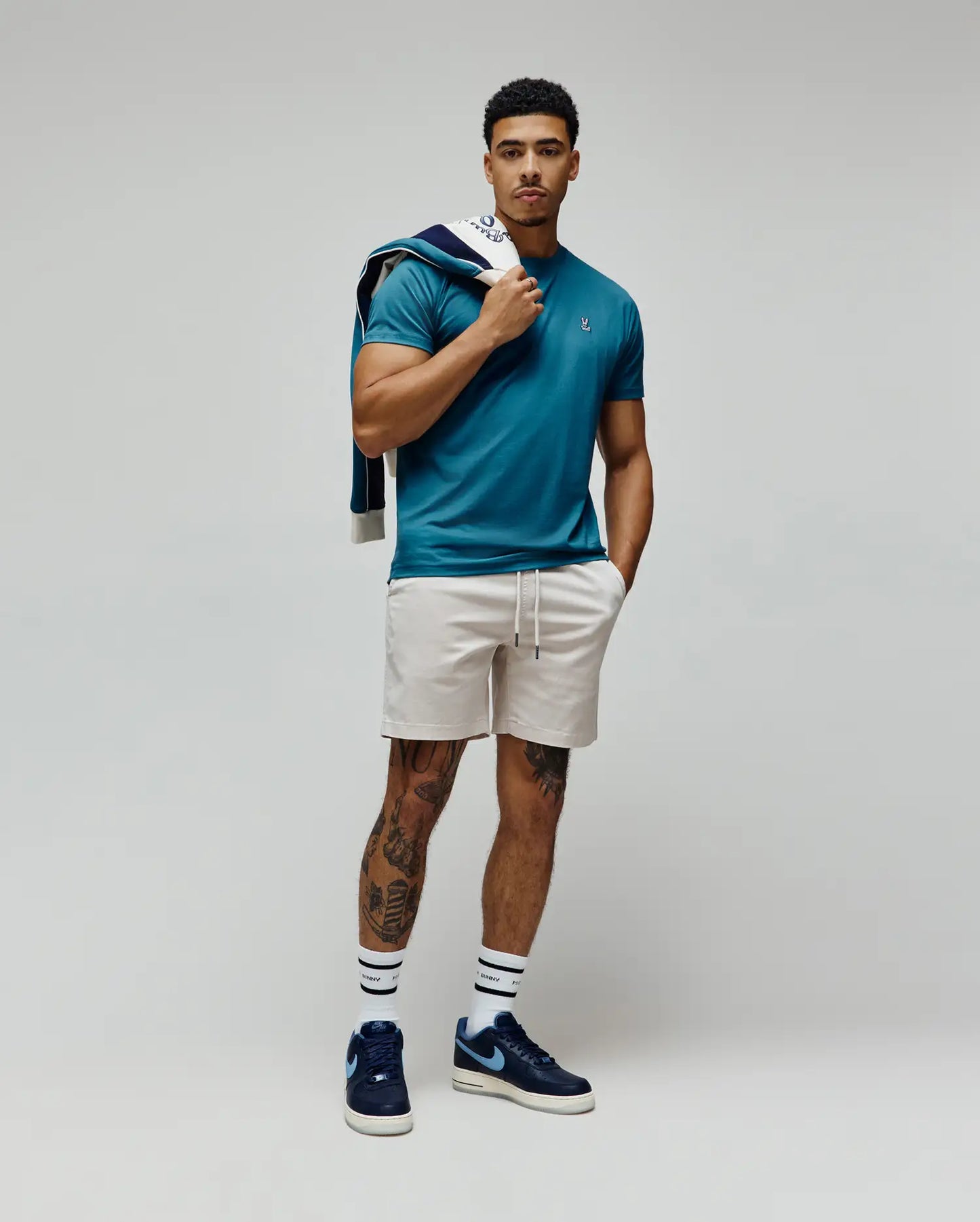 MENS CLASSIC CREW NECK TEE - B6U014F200