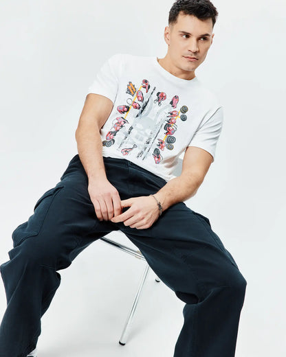 MENS RACE BUNNY GRAPHIC TEE - MT0200597