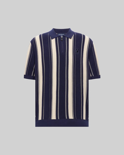 MENS CLIFF KNIT ZIP POLO - MT0100210
