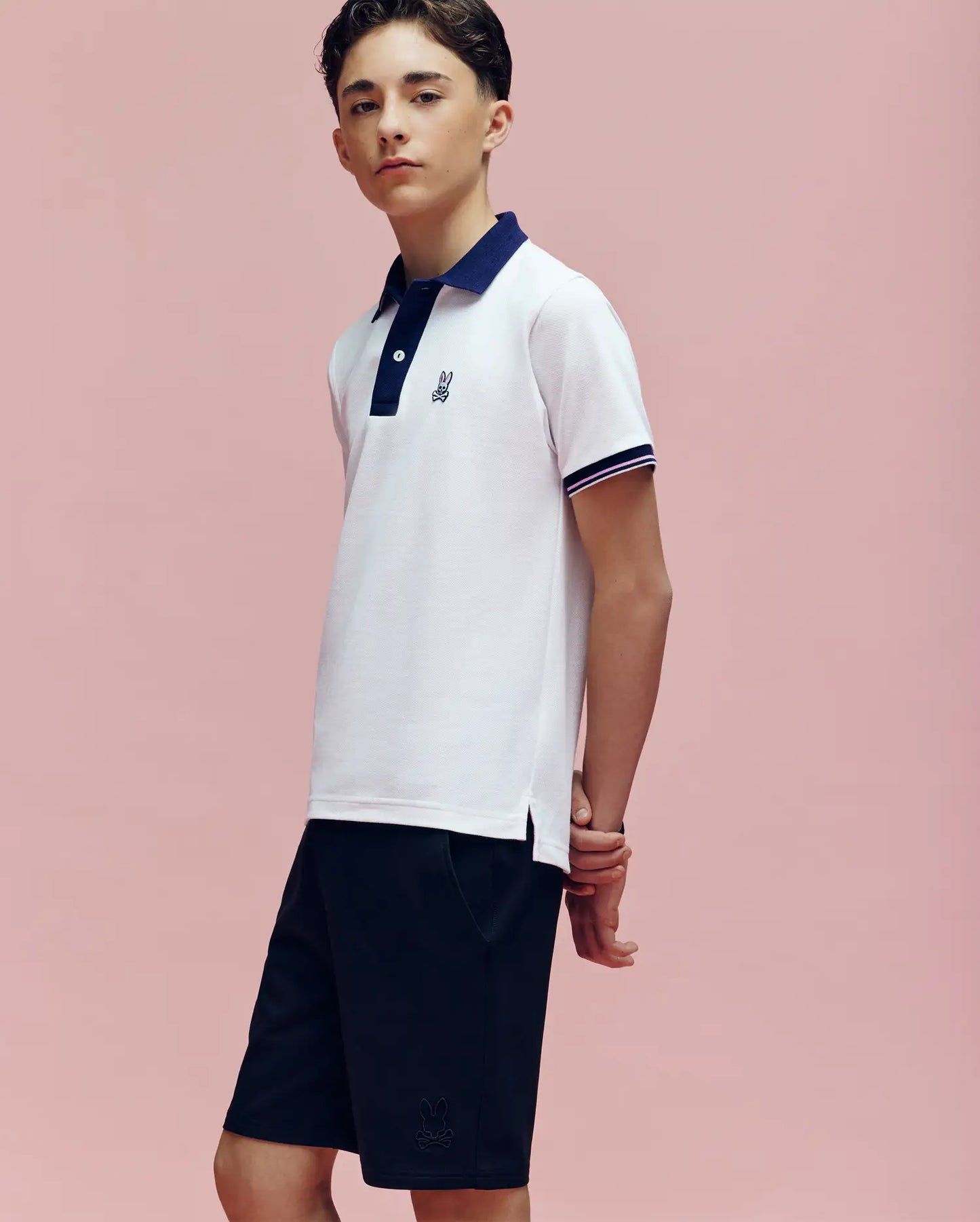 KIDS ARCHIVE CLASSIC BUNNY PIQUE POLO - KT0100010