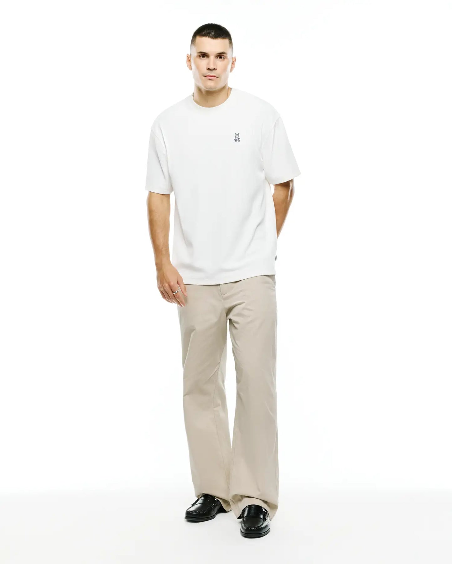 MENS NASIR TEXTURED OVERSIZED-FIT TEE - MT0200576
