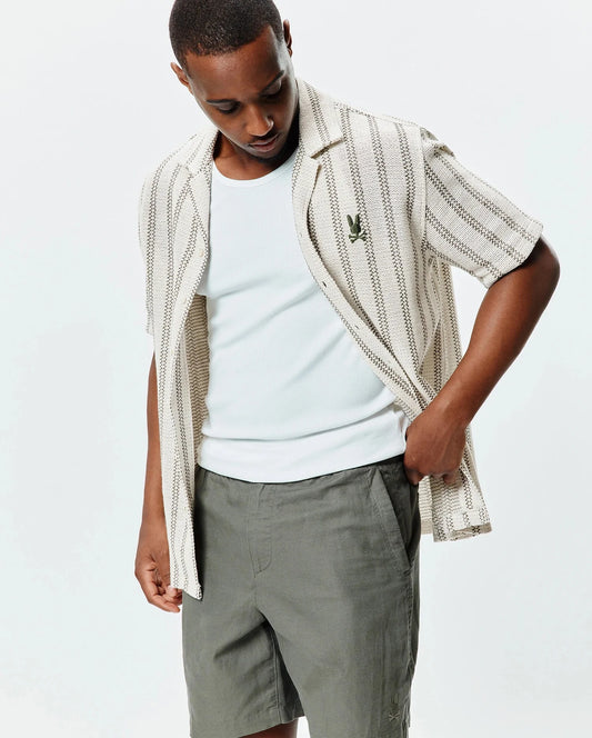 MENS TATUM CROCHET SHIRT - MT0300219