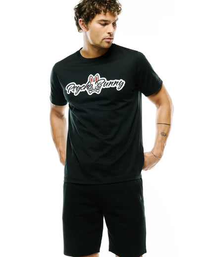 MENS JAYDON PIMA COTTON LOGO TEE - MT0200367