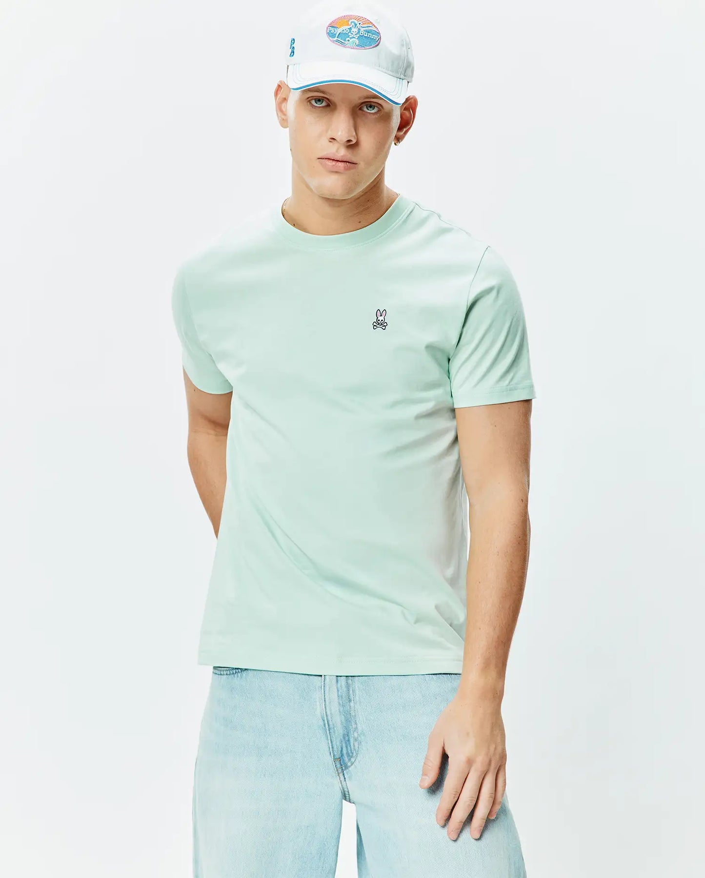 MENS CLASSIC CREW NECK TEE - B6U014F200