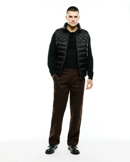 MENS EMERIK QUILTED PUFFER VEST - MO1100063