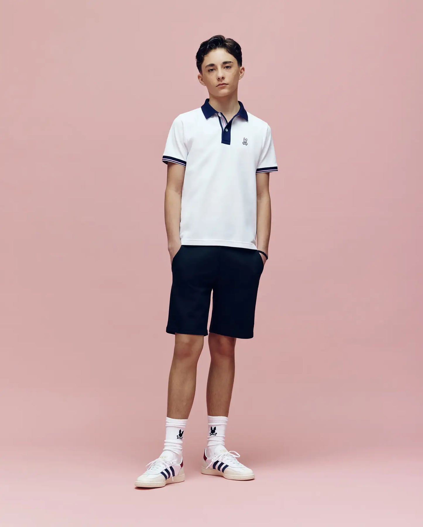 KIDS ARCHIVE CLASSIC BUNNY PIQUE POLO - KT0100010