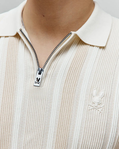 MENS CLIFF KNIT ZIP POLO - MT0100210