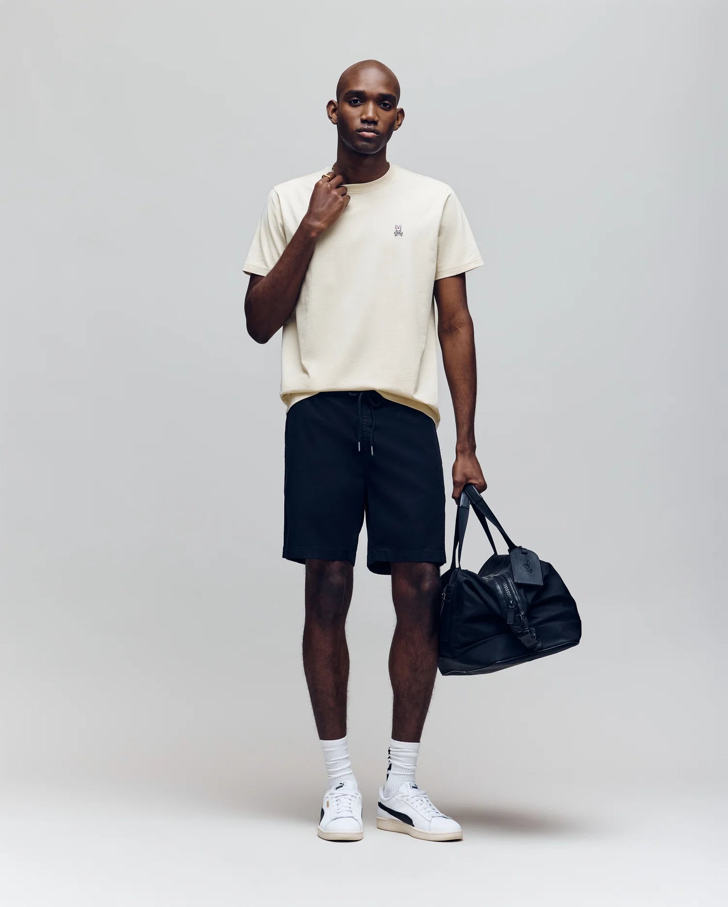 MENS CLASSIC CREW NECK TEE - B6U014F200