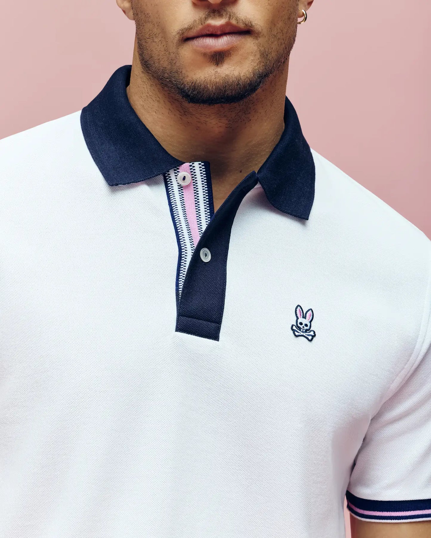 MENS ARCHIVE CLASSIC BUNNY PIQUE POLO - MT0100010
