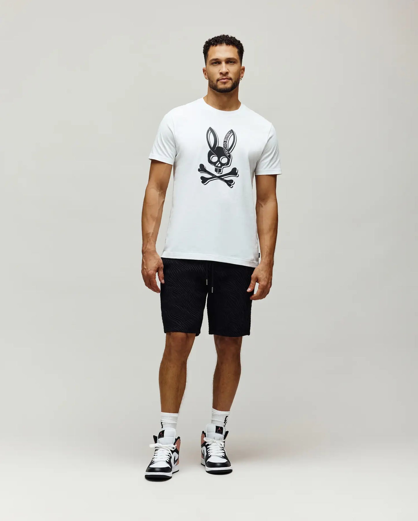 MENS SERGE EMBROIDERED BUNNY GRAPHIC TEE - MT0200405