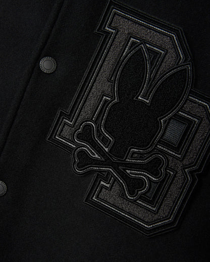 MENS BRAYDEN WOOL LEATHER VARSITY BOMBER - B6J876D200