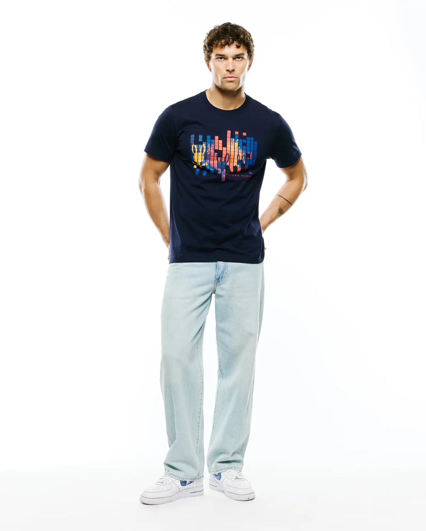 MENS ZANDER PIMA COTTON GRAPHIC TEE - MT0200373