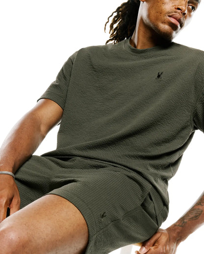 MENS ARLEN OVERSIZED SEERSUCKER TEE - MT0200638