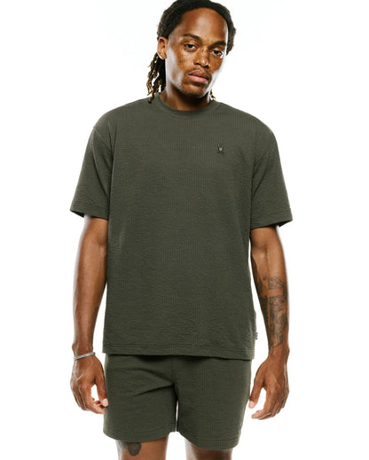 MENS ARLEN OVERSIZED SEERSUCKER TEE - MT0200638