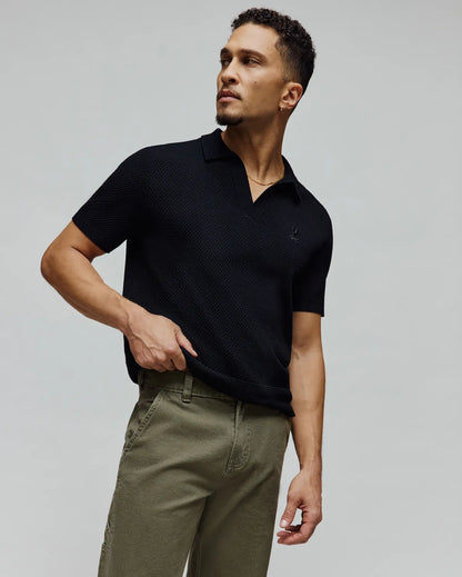 MENS DEVON KNIT POLO - MT0100169