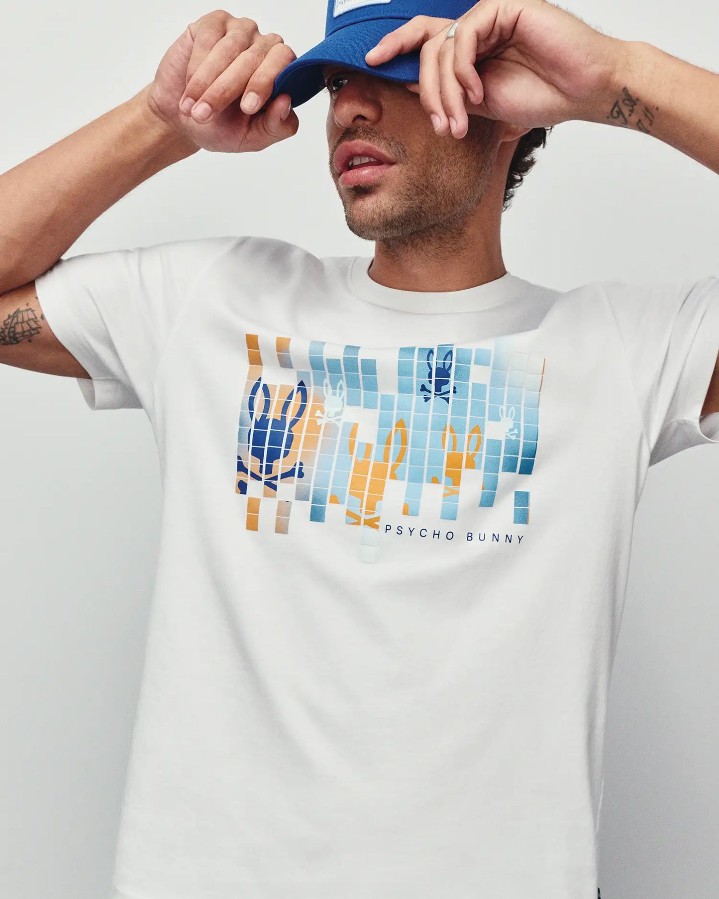 MENS ZANDER PIMA COTTON GRAPHIC TEE - MT0200373
