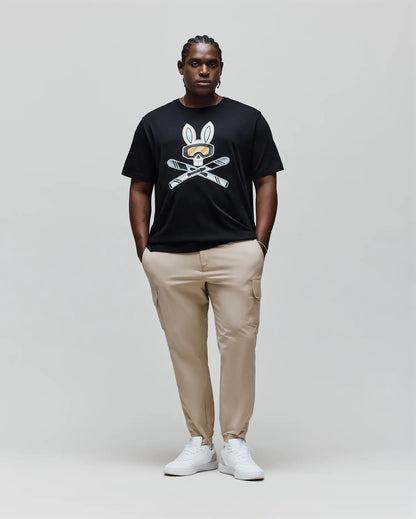 MENS BIG AND TALL INDIGO BUNNY GRAPHIC TEE - BT0200028