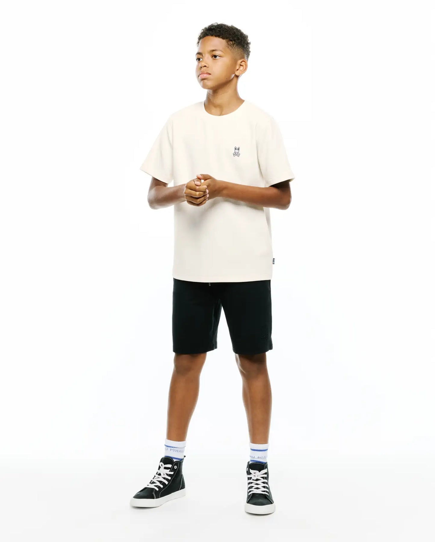 KIDS MAXTON WAFFLE TEE - KT0200267