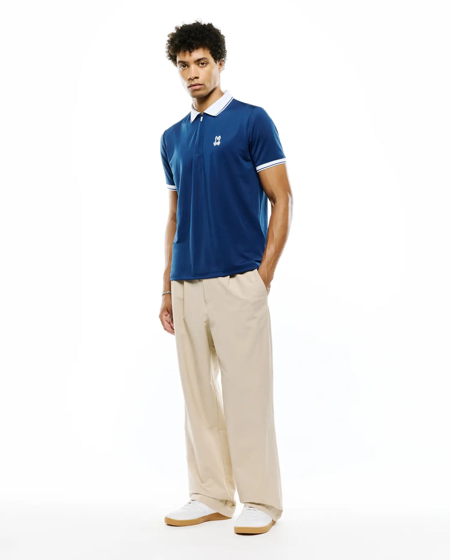 MENS ODIN ZIP SPORT POLO - MT0100216