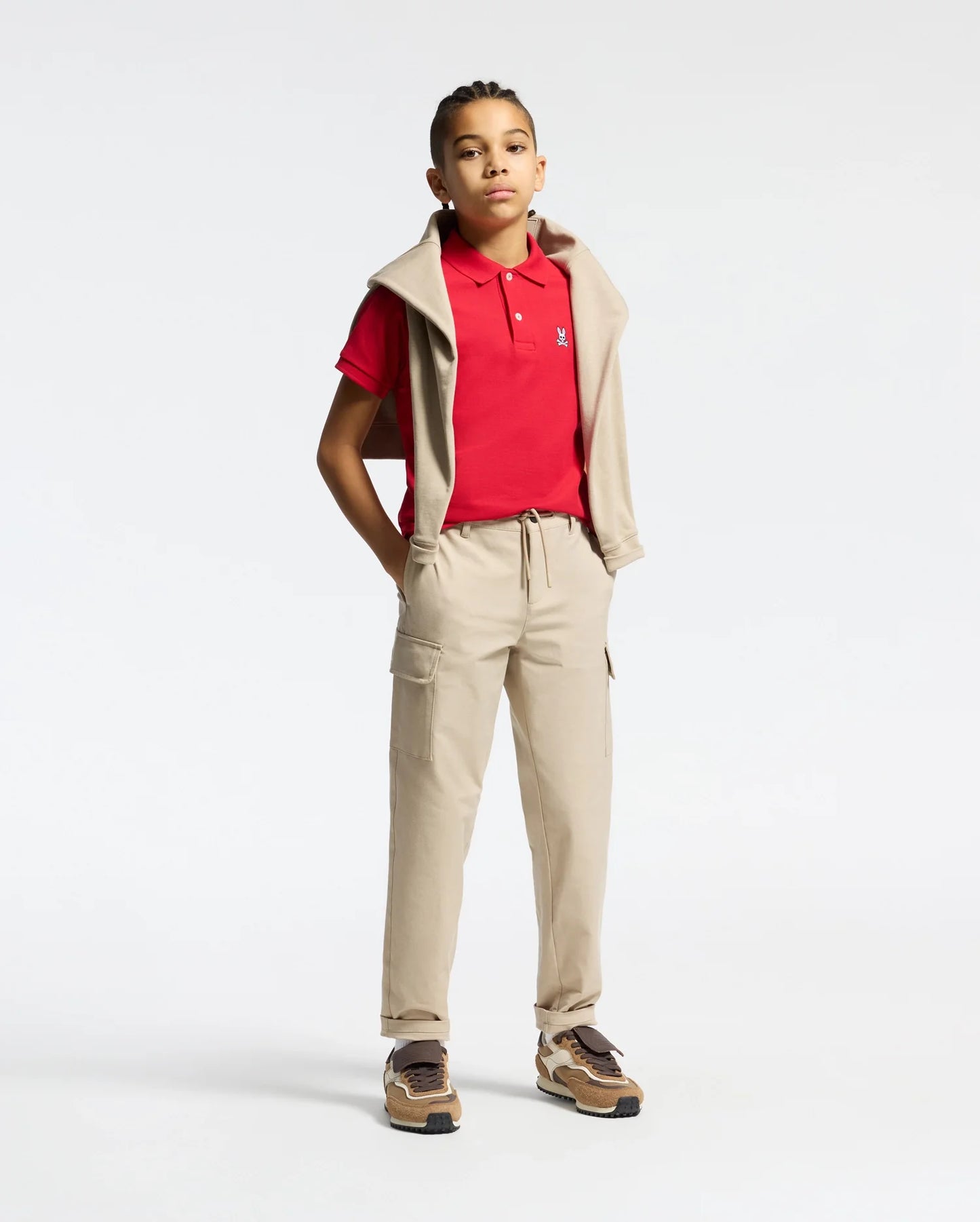 KIDS CLASSIC PIQUE POLO SHIRT - B0K001CRPC