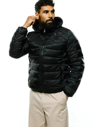 MENS EMERIK HOODED PUFFER JACKET - MO1100062