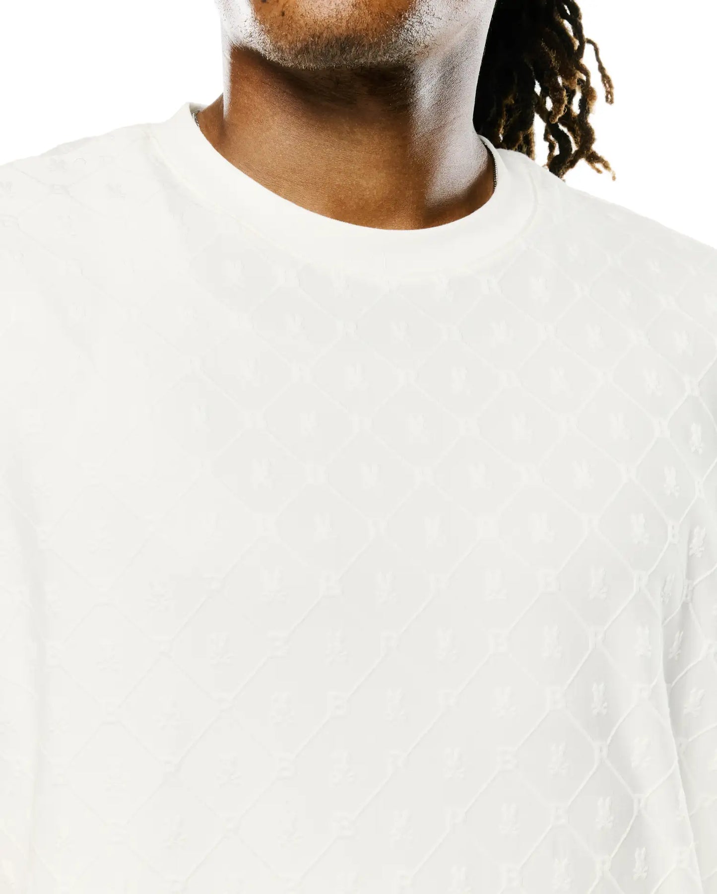 MENS GARRY JACQUARD OVERSIZED-FIT TEE - MT0200633