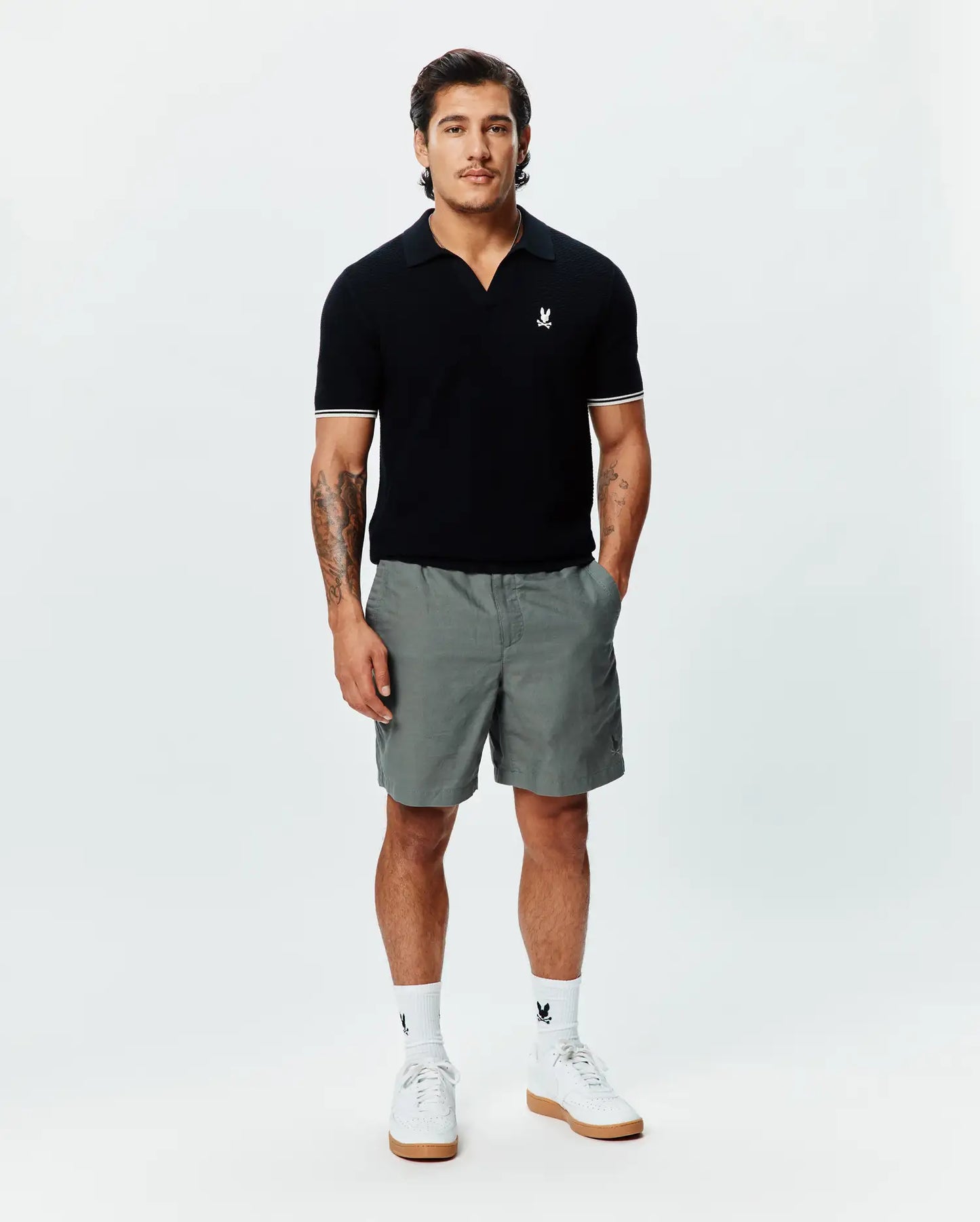 MENS SELBY  KNIT POLO - MT0100265