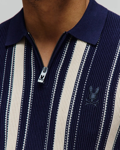MENS CLIFF KNIT ZIP POLO - MT0100210