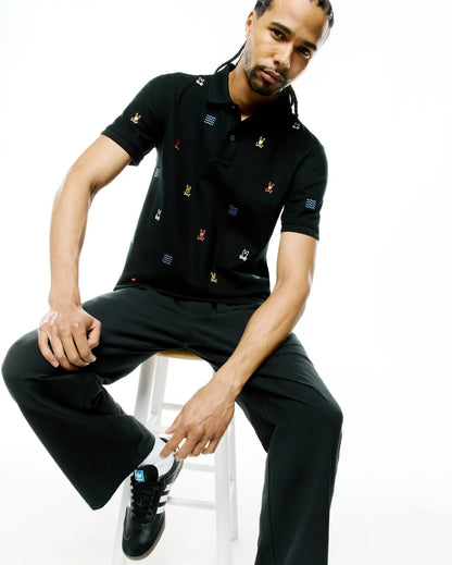 MENS COLIN ALL-OVER PIQUE POLO - MT0100170