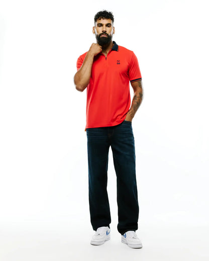 MENS ODIN ZIP SPORT POLO - MT0100216