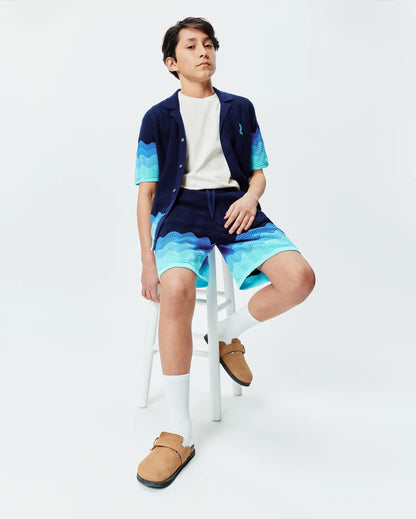 KIDS HOLDEN OVERSIZED KNIT SHIRT - KT0300020