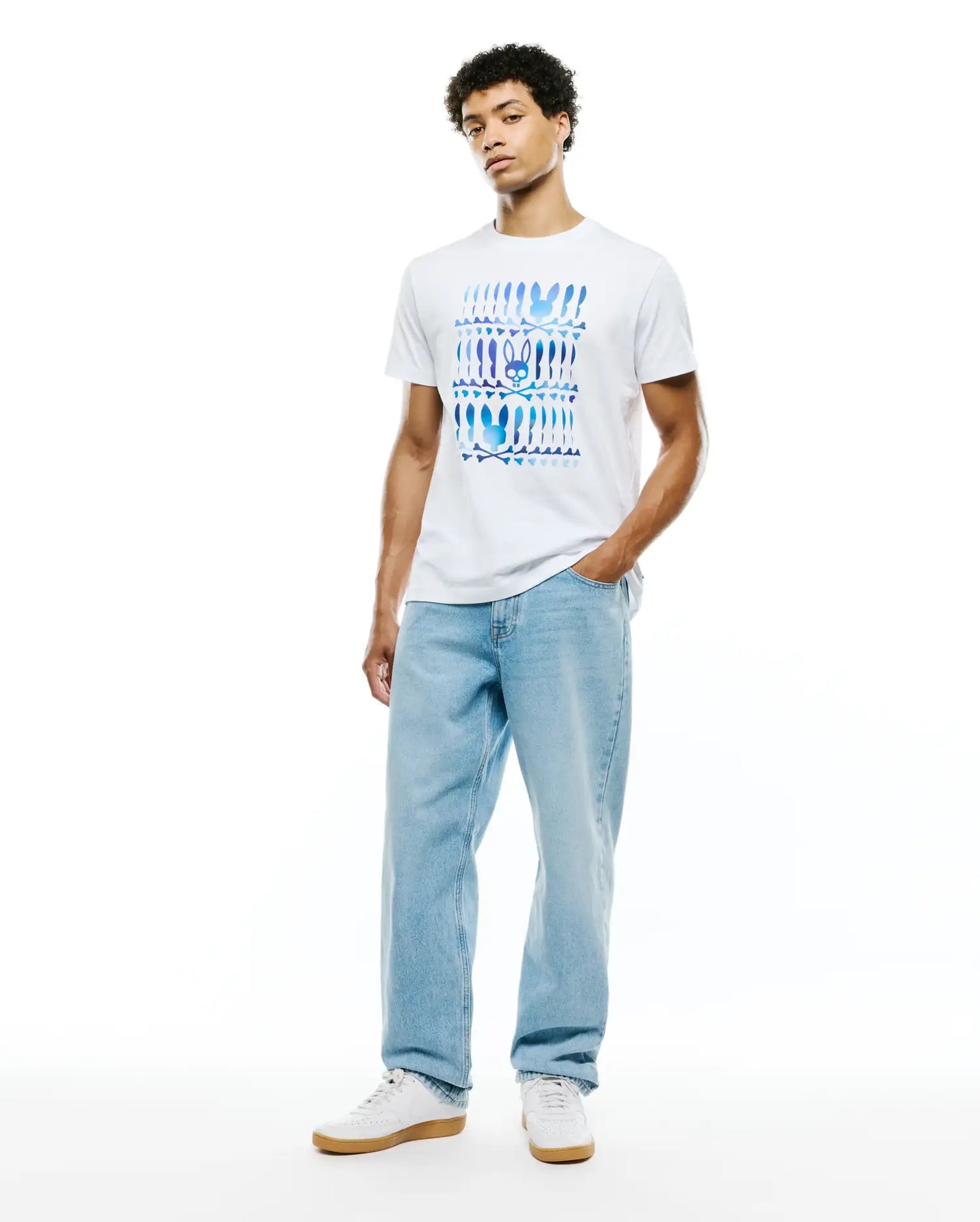 MENS LEWIS PIMA COTTON GRAPHIC TEE - MT0200408