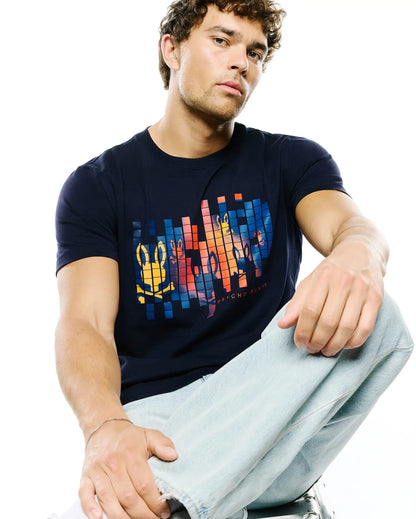 MENS ZANDER PIMA COTTON GRAPHIC TEE - MT0200373