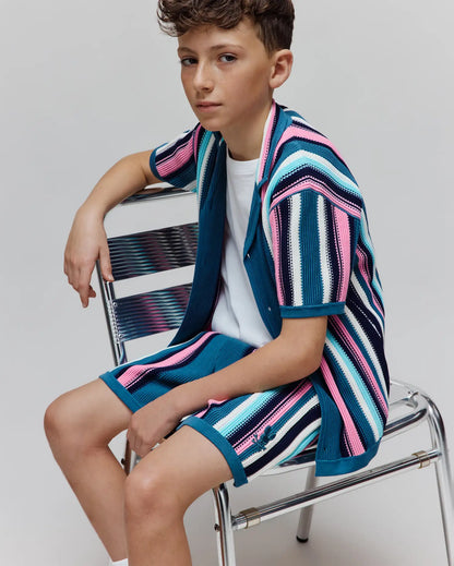KIDS CLIFF KNIT SHIRT - KT0300034