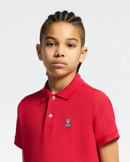 KIDS CLASSIC PIQUE POLO SHIRT - B0K001CRPC