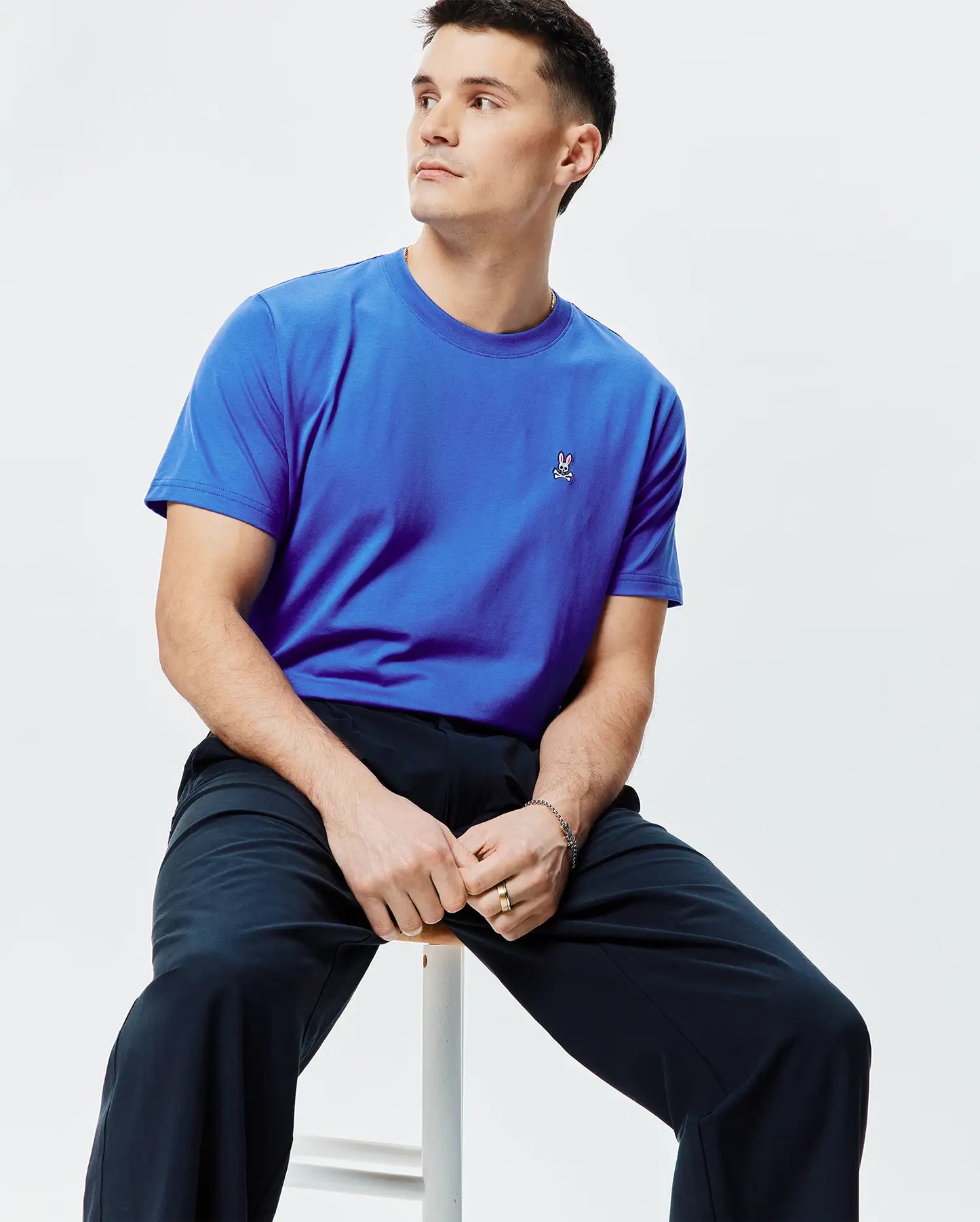 MENS CLASSIC CREW NECK TEE - B6U014F200