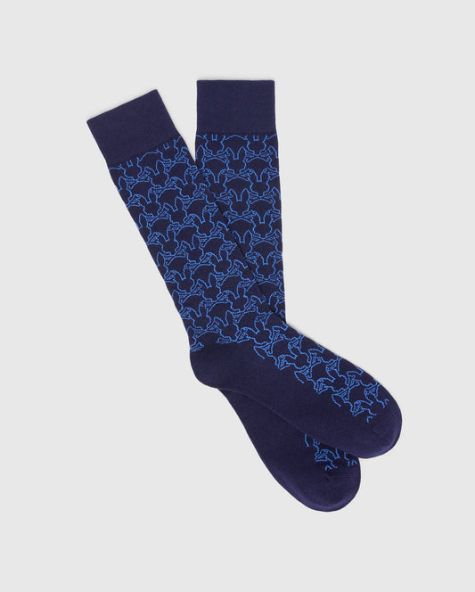 MENS OUTLINE BUNNY DRESS SOCK - MO2200061