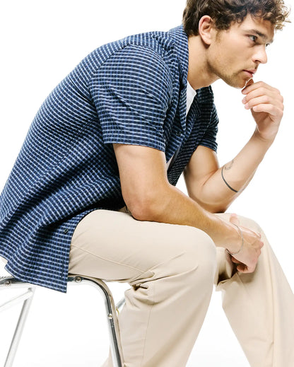 MENS ERIK RAISED CHECK SHIRT - MT0300190