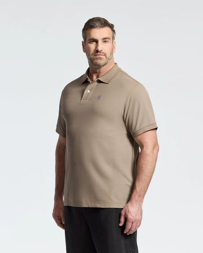 MENS BIG AND TALL CLASSIC PIQUE POLO SHIRT - B9K001CRPC