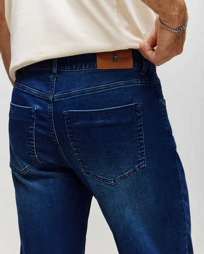 MENS ACE KNIT STRAIGHT LEG DENIM PANT 32 L - MB0600012
