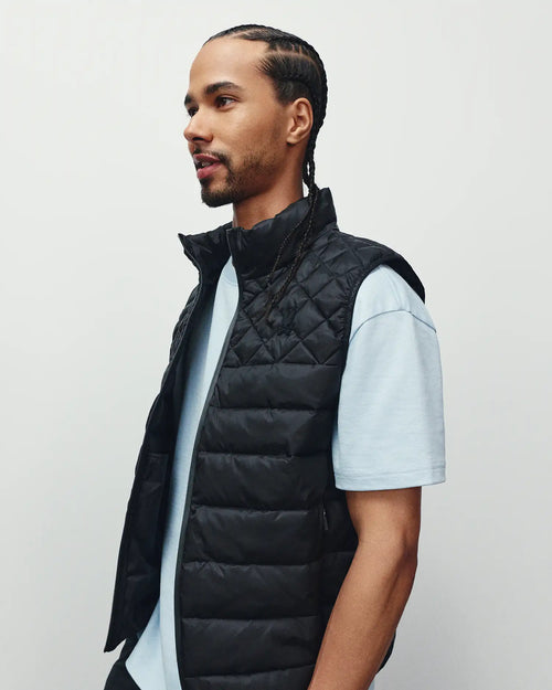MENS EMERIK QUILTED PUFFER VEST - MO1100063