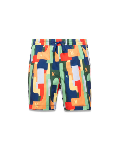KIDS WES ALL OVER PRINT SWIM TRUNK - KB1000056