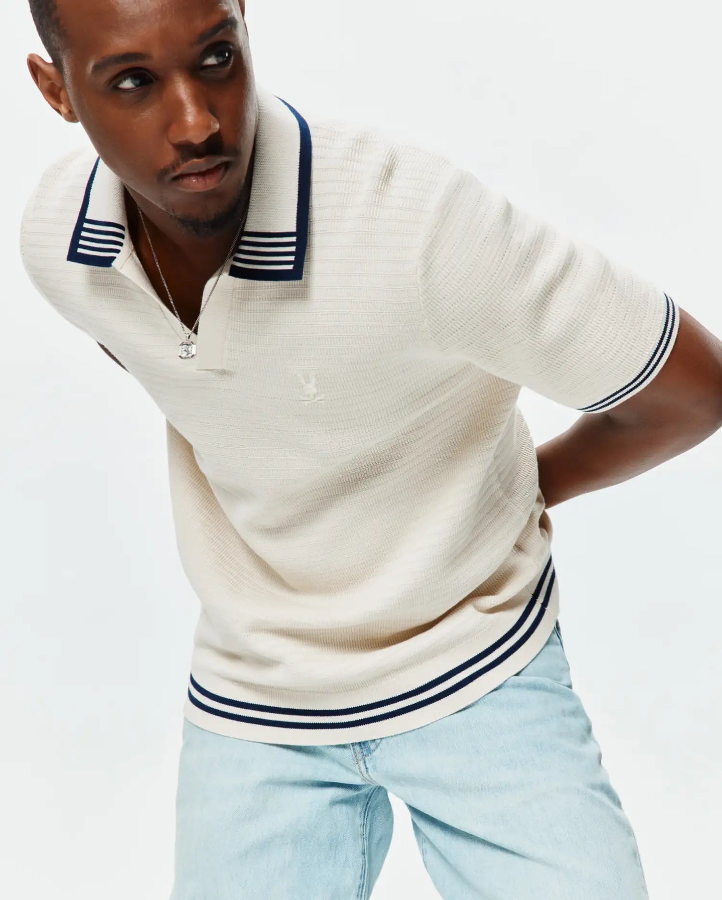 MENS ELOWEN KNIT POLO - MT0100266