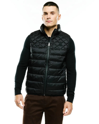 MENS EMERIK QUILTED PUFFER VEST - MO1100063