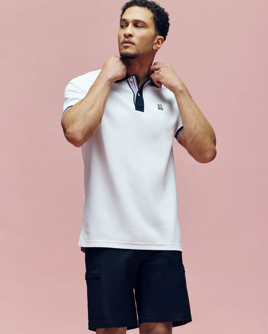 MENS ARCHIVE CLASSIC BUNNY PIQUE POLO - MT0100010