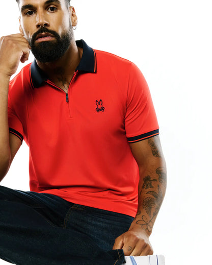 MENS ODIN ZIP SPORT POLO - MT0100216