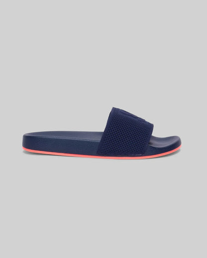 MENS CONTRAST SOLE KNIT SLIDES - MO2400092