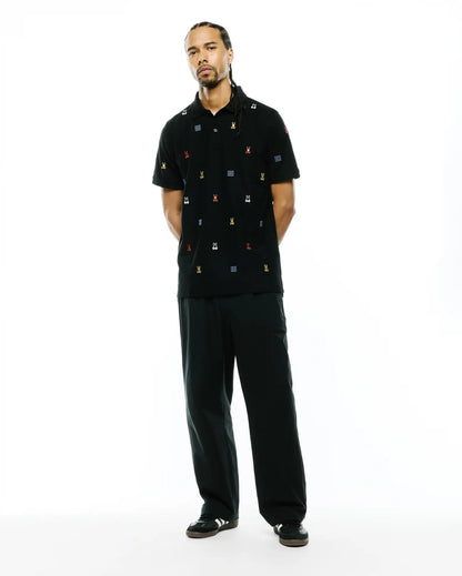 MENS COLIN ALL-OVER PIQUE POLO - MT0100170