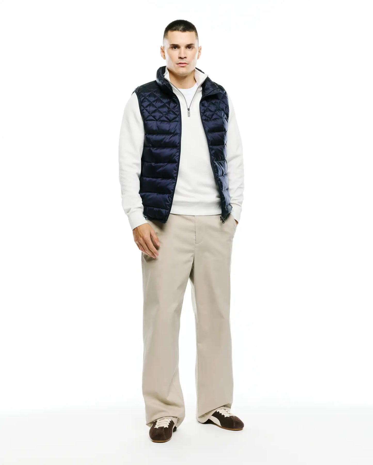 MENS EMERIK QUILTED PUFFER VEST - MO1100063